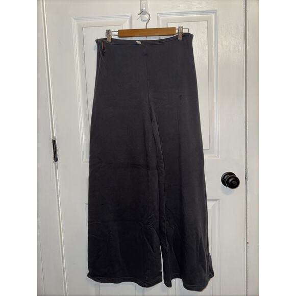 NAP Loungewear Dark Gray Wide Leg Sweat Pants Size M - Picture 1 of 8